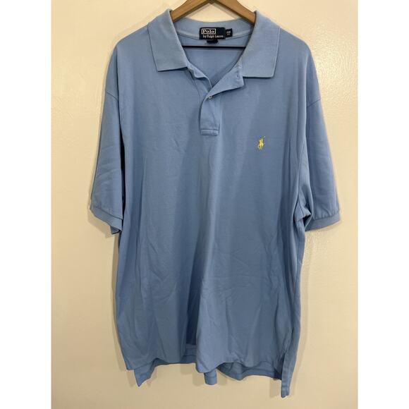 Vtg Polo Ralph Lauren Polo Shirt 2XB Preppy Pony Golf Rugby Normcore Luxury Y2K - Picture 1 of 12